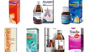 Syropy na kaszel dla dzieci: Sinecod, Atussan, Theraflu, Supremin, Natussic, Maxipulmon, Toselix. Pomoc w walce co na mokry kaszel u dziecka.